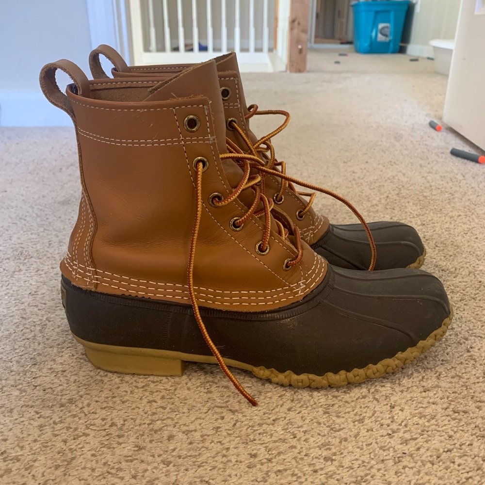 L.L. Bean Men's Brown & Black Duck Boots
